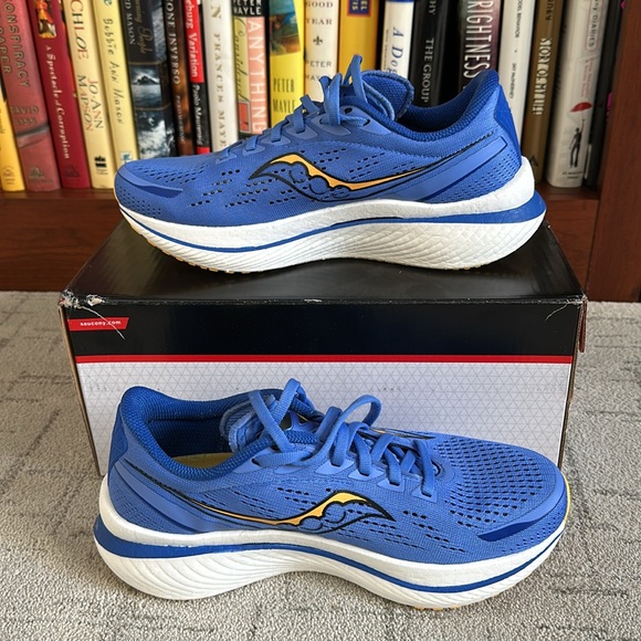 Saucony Endorphin Speed 3, Women’s 9, Horizon Blue/Gold - Picture 5 of 12